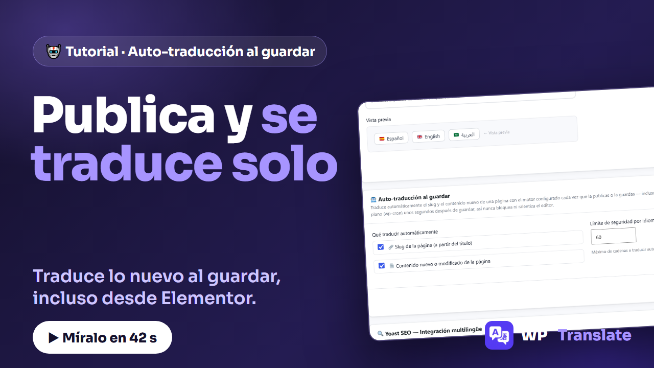 Auto-traducción al guardar con WP-Translate