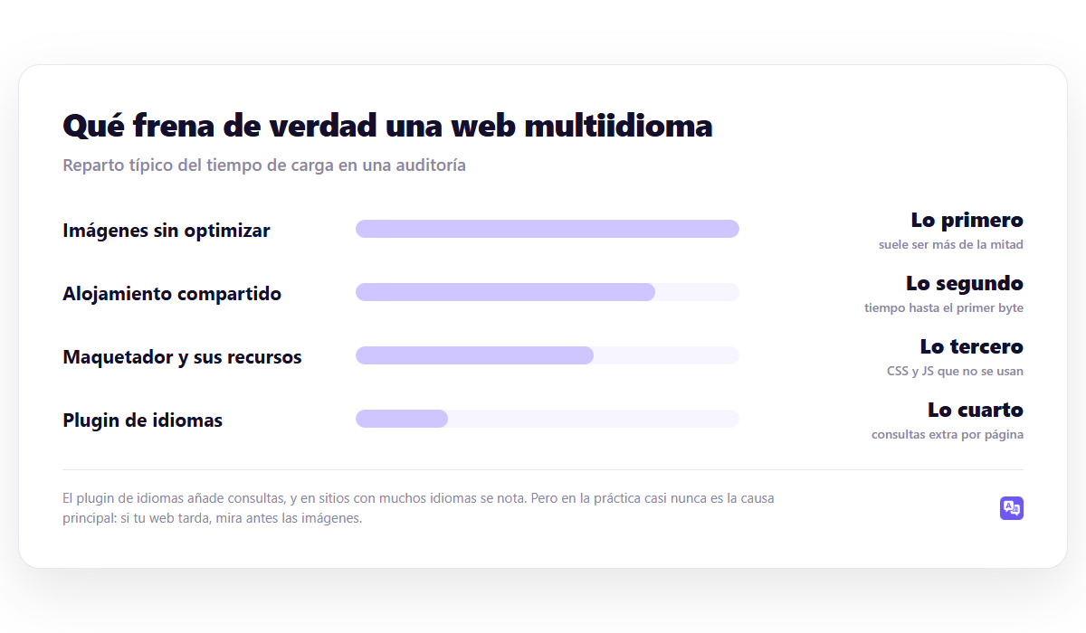 Qué frena de verdad una web multiidioma